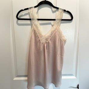 Baby Pink lace camisole